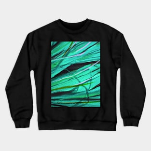 Abstract Grass 1 Digitally Enhanced 5 Crewneck Sweatshirt